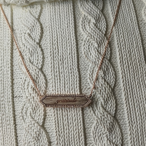 Stella & Dot Jewelry - Stella & Dot wooden engravable bar Stella & Dot Jewelry - Stella & Dot wooden engravable bar